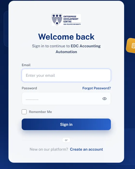 Account Automation Software, screen 3